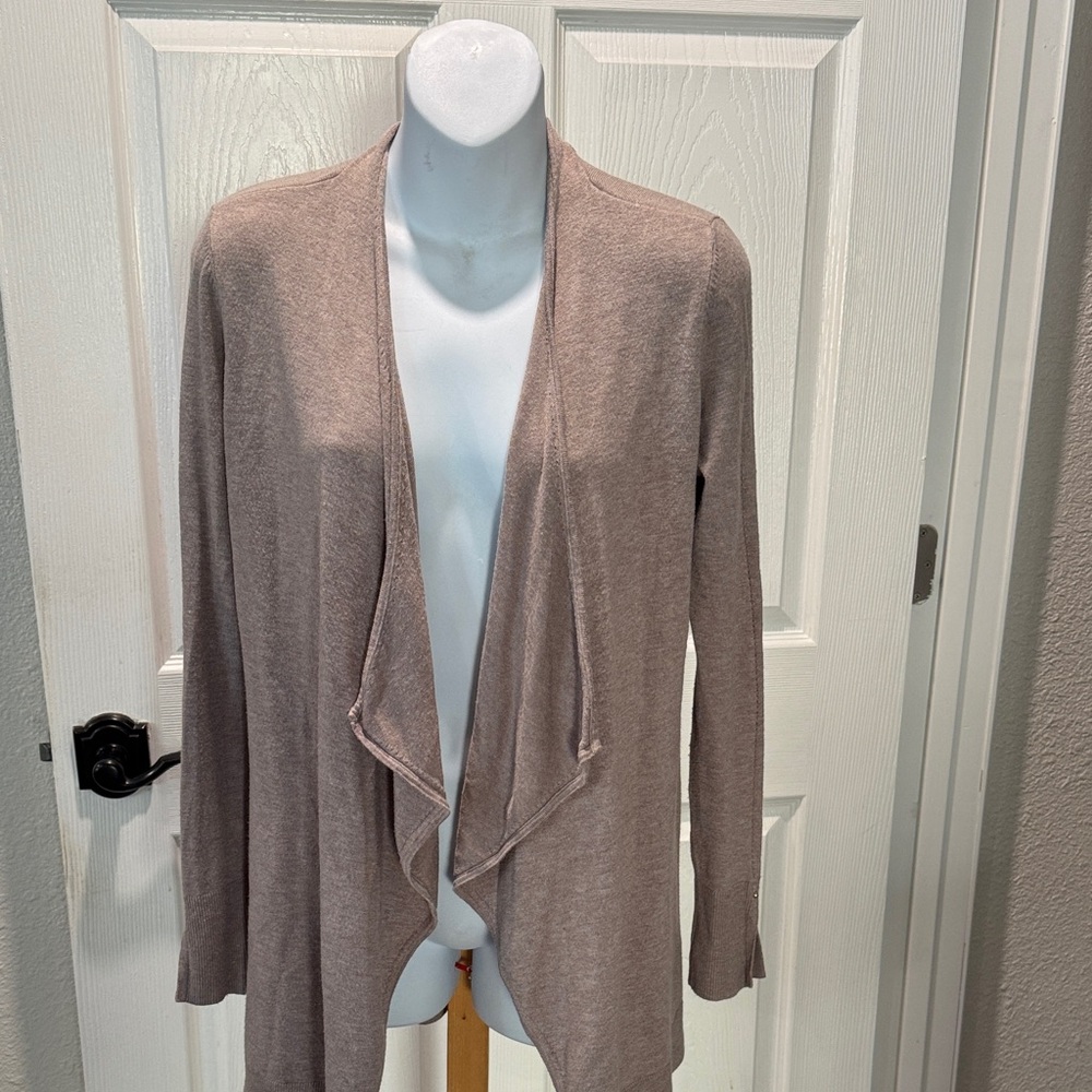 White House Black Market Soft Tan Cardigan